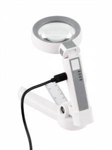 Лупа ручная, лупа настольная увеличительная с подсветкой Орбита OT-INL93